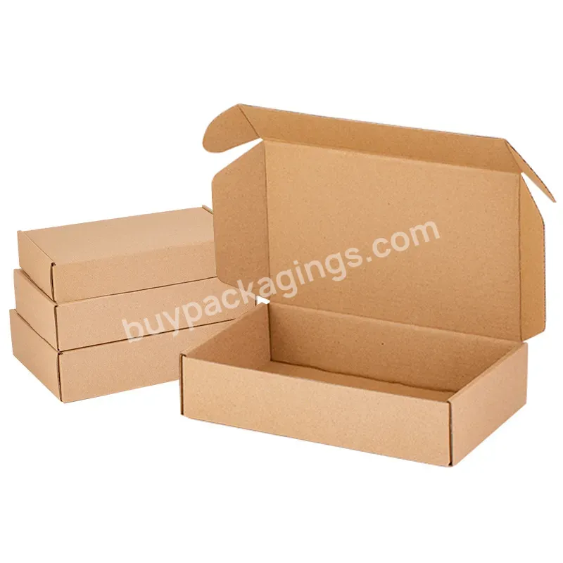 Gift Packaging Box Foldable Print Airplane Corrugated Cardboard Mailing Box With Custom Logo