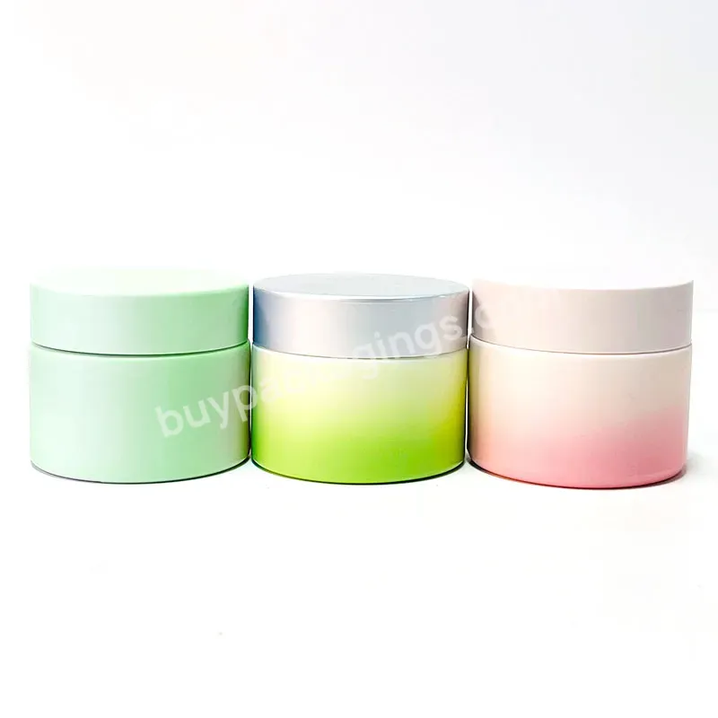 Glass Cosmetic Empty Cream Packaging 5g 10g 15g 20g 30g 50g 60g 80g 100g Frosted Cosmetic Container Jar With Lids