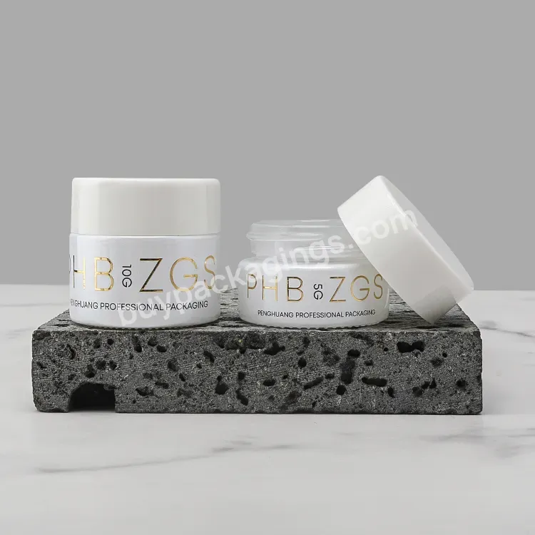 Glass Jar Manufacturer Mini Cosmetic Glass Jar Sets 5g 10g Vials Sample Exfoliating Scrub Cream Jar For Skincare Packaging - Buy Empty Cream Jar,5 10g Face Cream Jar,Cosmetic Jar Glass.