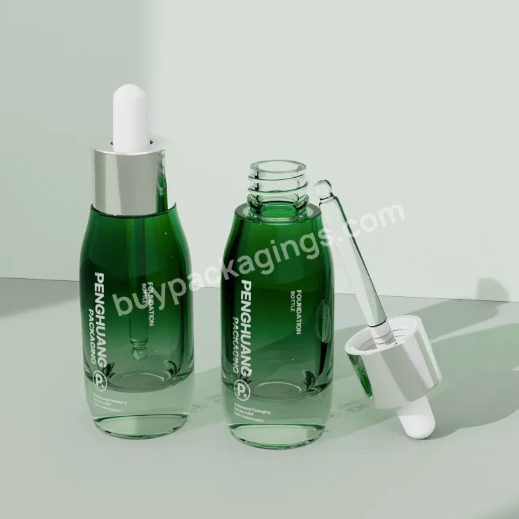 Glass Serum Bottle 30ml 1oz With Ruber Dropper Wholesale Body Oil Dropper Bottle Patent Cosmetic Packaging Serum Bottle - Buy Essential Oil Containers Glass,Glass Dropper Bottle,Patent Cosmetic Packaging.