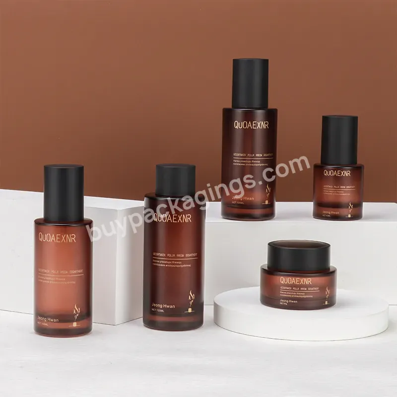 Glass Skincare Set Glass Bottle Packaging 30ml 1oz 40ml 50ml 100ml 120ml 150ml Pump Spray Dropper Cream Jar Cosmetic Packaging - Buy 100ml 120ml 150ml Cosmetics Skincare Lotion Pump Bottle Packaging Set,Amber 30g 50g Glass Cream Jar Skincare Set Glas