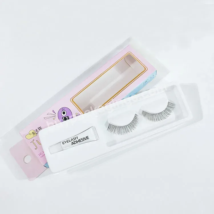 Global Wholesale Custom Paper Delicate False Eyelashes Packaging Box With Window Is Used For Store E-commerce Packaging