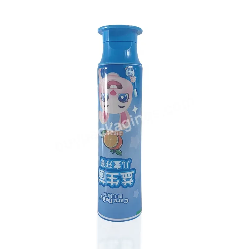 Glossy Blue Food Tube Packaging Care Daily Customized D25mm Empty Plastic Pe Toothpaste Tube With Flip Top Cap - Buy Evoh Toothpaste Tube,Soft Tube Cosmetic 20ml,Small Tube Filling Machine.