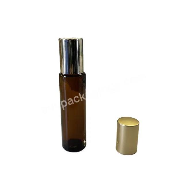 Gold Cap Roll On Glass Bottle For Essential Oil 5ml 8ml 10ml 12ml - Buy Small Glass Bottles For Olive Oil,10ml Glass Bottles With Cap,Roll On Bottle 100ml.