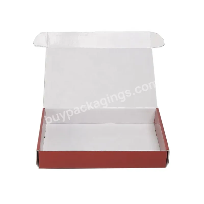 Gold Foil Logo Black Paper Packing Box Heavy Duty Corrugated Custom Shipping Box For Clothes