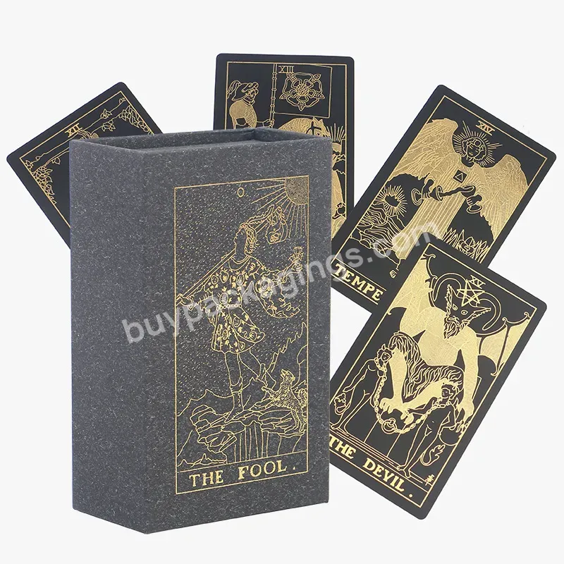 Gold Foil Rigid Cardboard Paper Tarot Card Game High Grade Luxury Material With Quality Magnetic Closure Paper Box Packaging - Buy Popular Card Game Board Game Splendor For Family Party Entertainment,High Luxury Card Game With Rigid Paper Box Packagi