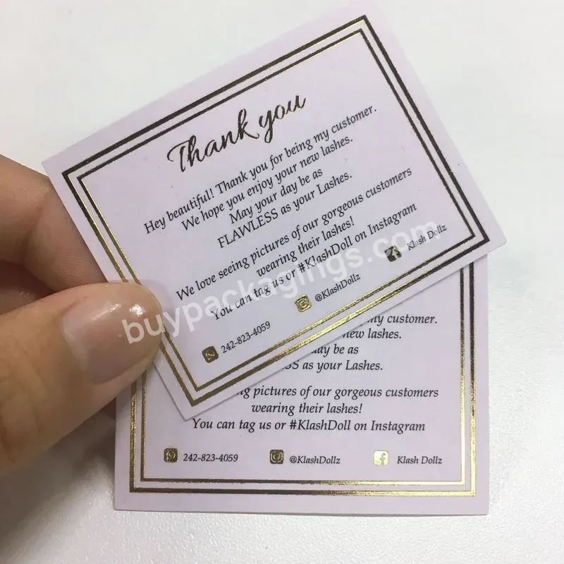 Gold Matte Silk Screen Printing Paper Cards For Promotion