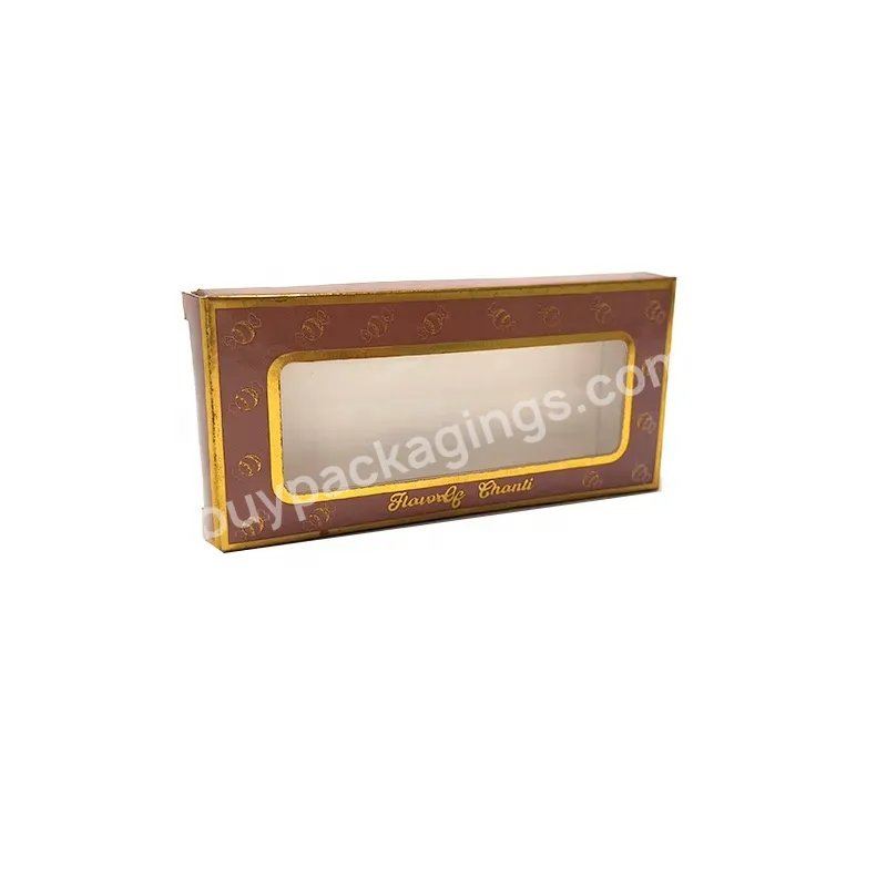 Golden Design Custom Logo Printed Glossy Lamination Gold Stamping Make Up Eyelash Boxes Packaging