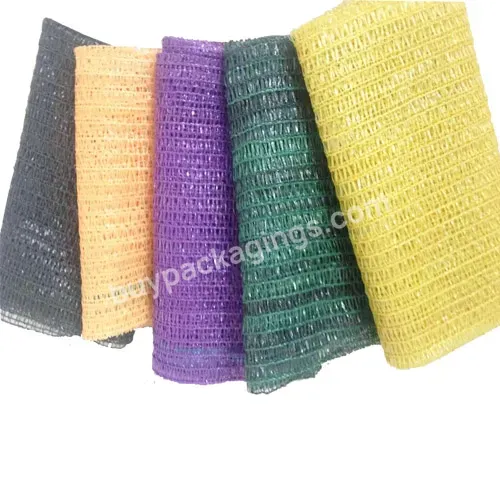 Good Breathable Mesh Packaging Net Firewood Bag With Strap