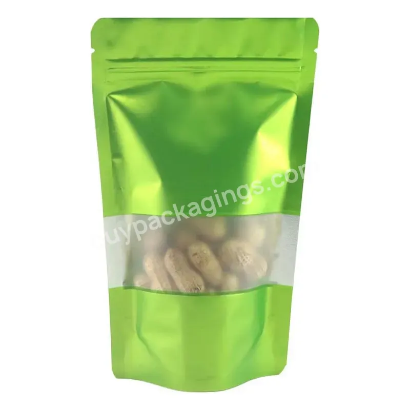 Good Price Clear Front Frosted Custom Low Moq Golden Supplier Clear Stand Up Pouch With Zipper Seal For Drinks