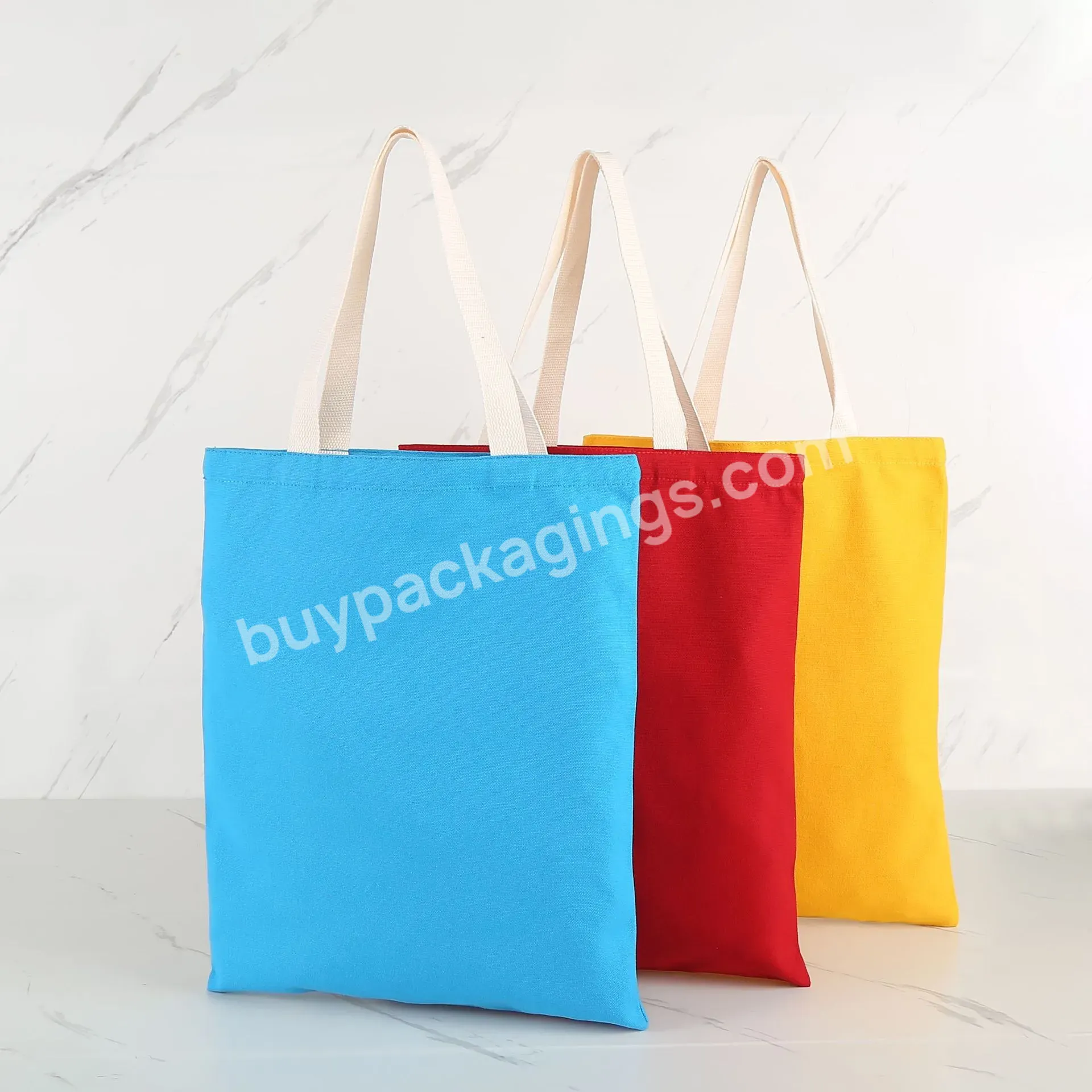 Good Price New Product Plain Canvas Tote Bags Printed Canvas Tote Bags Blank Canvas Tote Bag For Sublimation