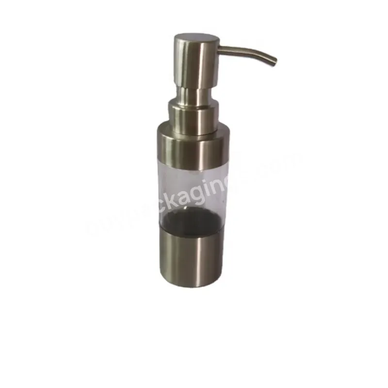 Good Quality 304 Stainless Steel 28/400 Matte Black Lotion Pump Hand Soap Dish Bottle Pump Dispenser - Buy Stainless Steel Lotion Pump,Hand Wash Liquid Soap Dispenser,Oil Bottle Pump.