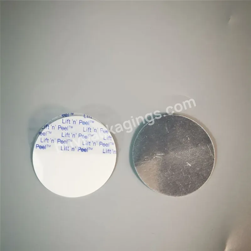 Good Quality 36mm 38mm 47mm 89mm Induction Aluminum Foil Lift And Pull Seal Liner Wad For Sealing Bottles - Buy Lift And Pull Seal Liner Wad,Induction Aluminum Foil,Induction Aluminum Foil Lift And Pull Seal Liner Wad For Sealing Bottles.