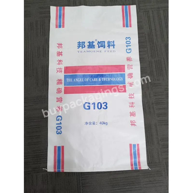 Good Quality Cheap Price Chemical Polypropylene Fertilizer Pp Woven Printed Bags With Liner