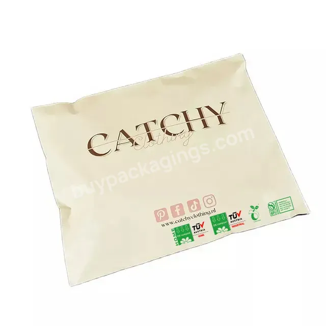 Good Quality Compostable Mailer Bag Strong Adhesive Brown Poly Mailers Tear-proof Heart Poly Mailer