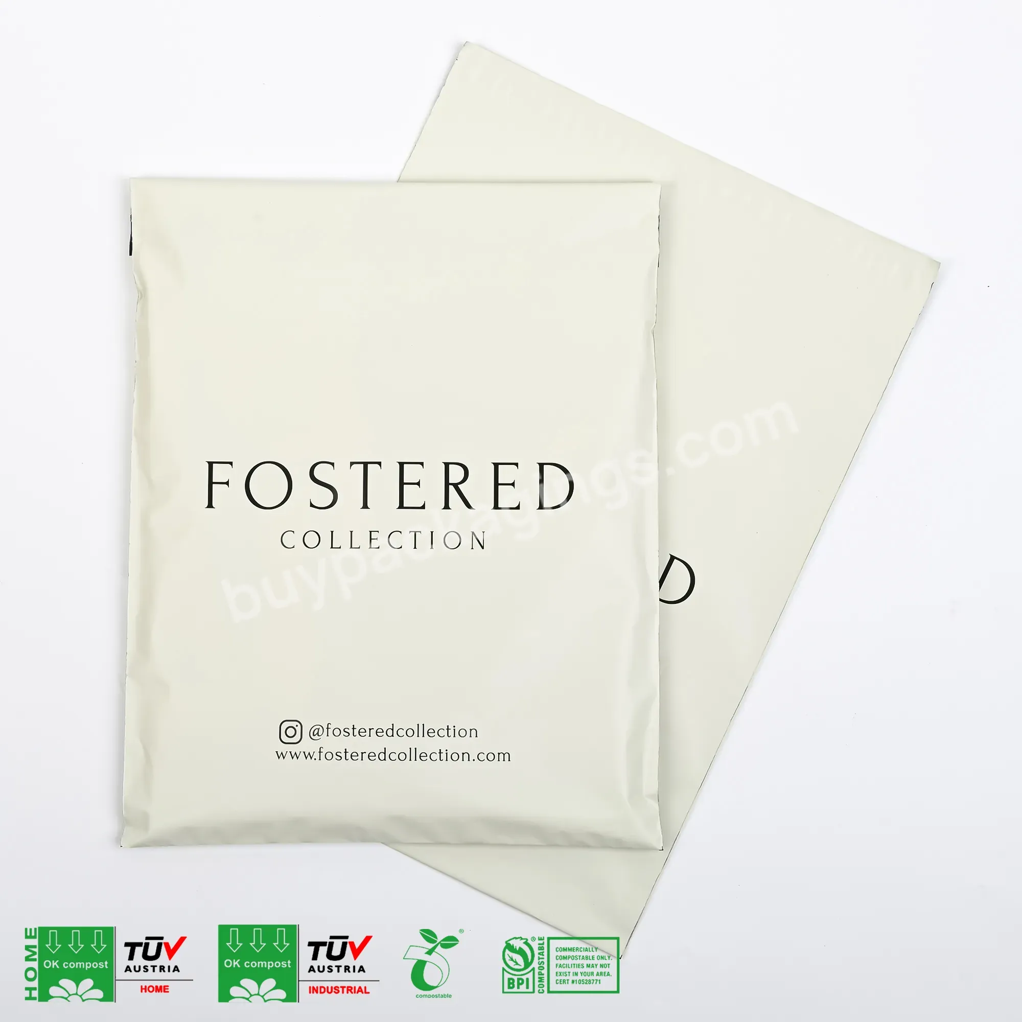 Good Quality Compostable Mailer Bag Strong Adhesive Brown Poly Mailers Tear-proof Heart Poly Mailer