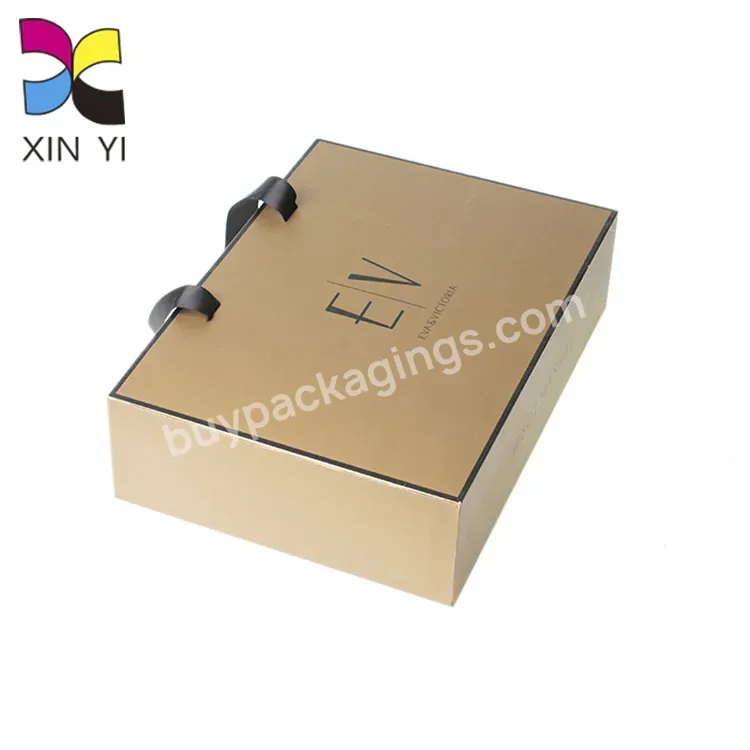 Good Quality Fancy Luxury Drawer Box Packaging Clothing Box For Dress