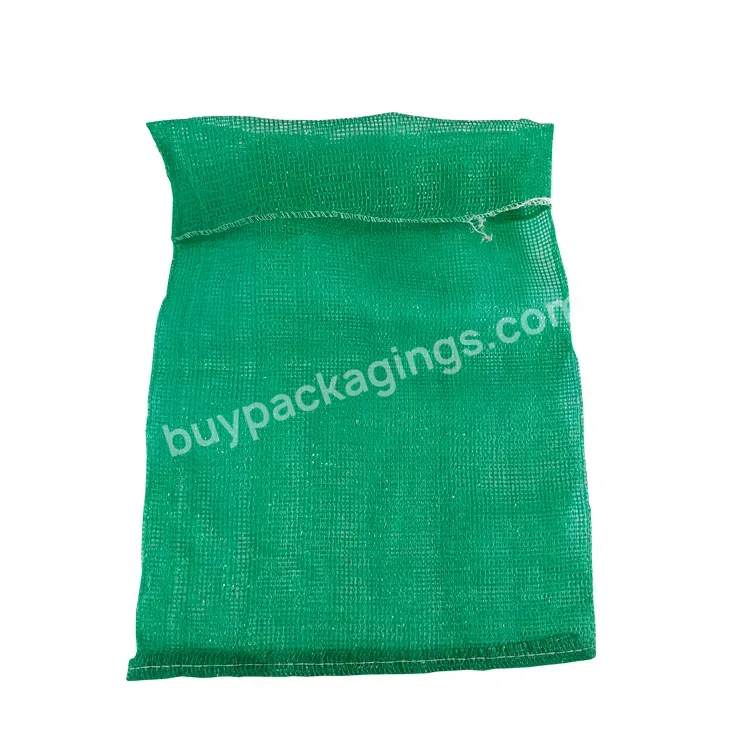 Good Quality L-sewing Leno Mesh Bag For Firewood Plastic Pp Potato Net Sack Bags