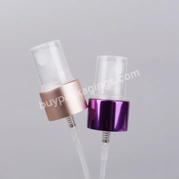 Good Quality Metal Material 24/410 Silver Aluminum Mist Sprayer Aluminium Bottle Spray Cap