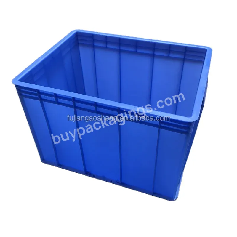 Good Quality Plastic Milk Food Fish Meat Crates Conductive Turnover Box Convenient Transportation Logistics Packaging Crate