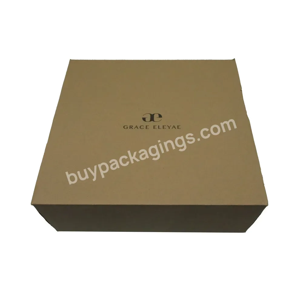 Good Quality Retail Custom Color Tuck Top Corrugated Foldable Paper Box For Present Packaging