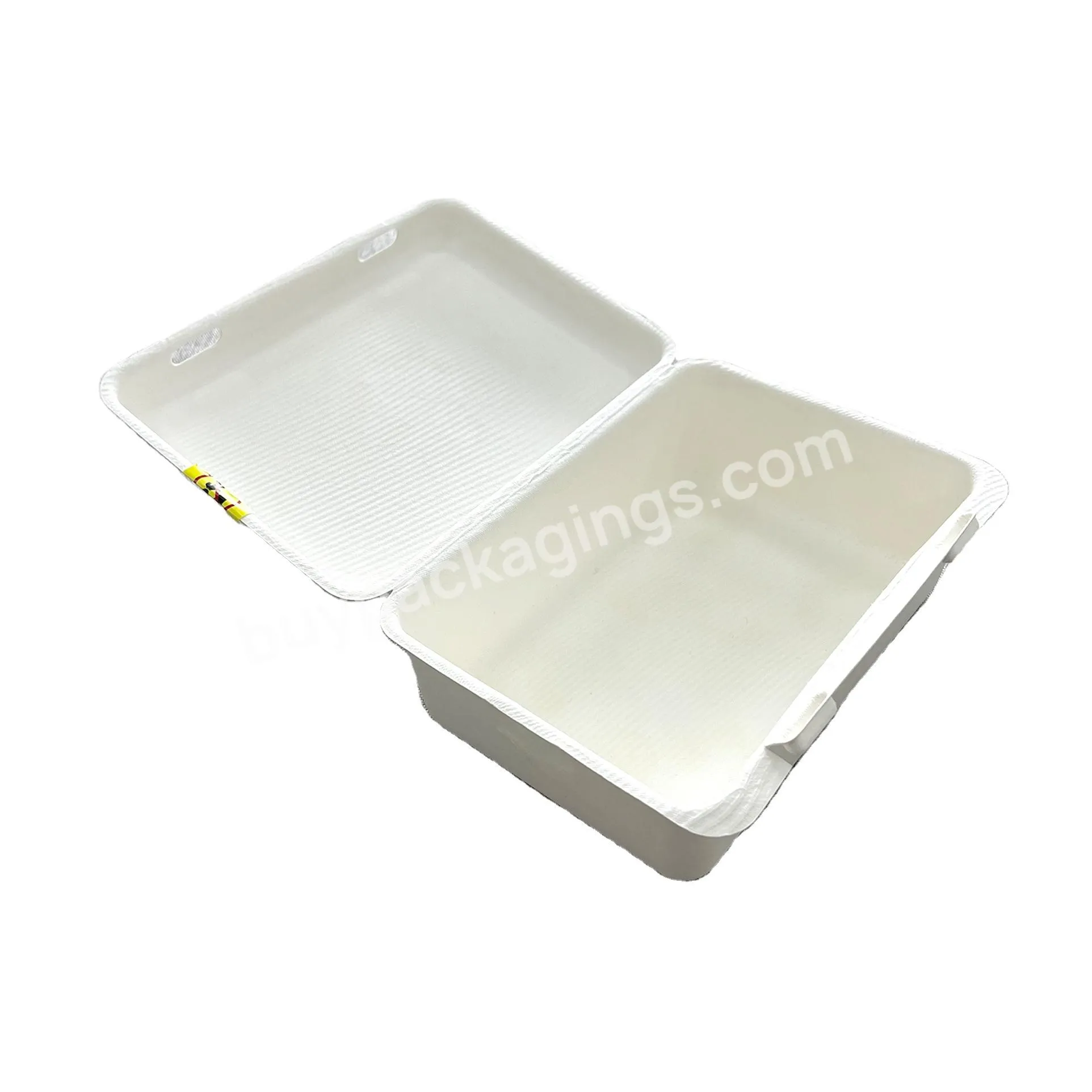 Good Selling Wet Press Foil Stamping Sugarcane Gift Packaging Paper Molded Pulp Box Packaging