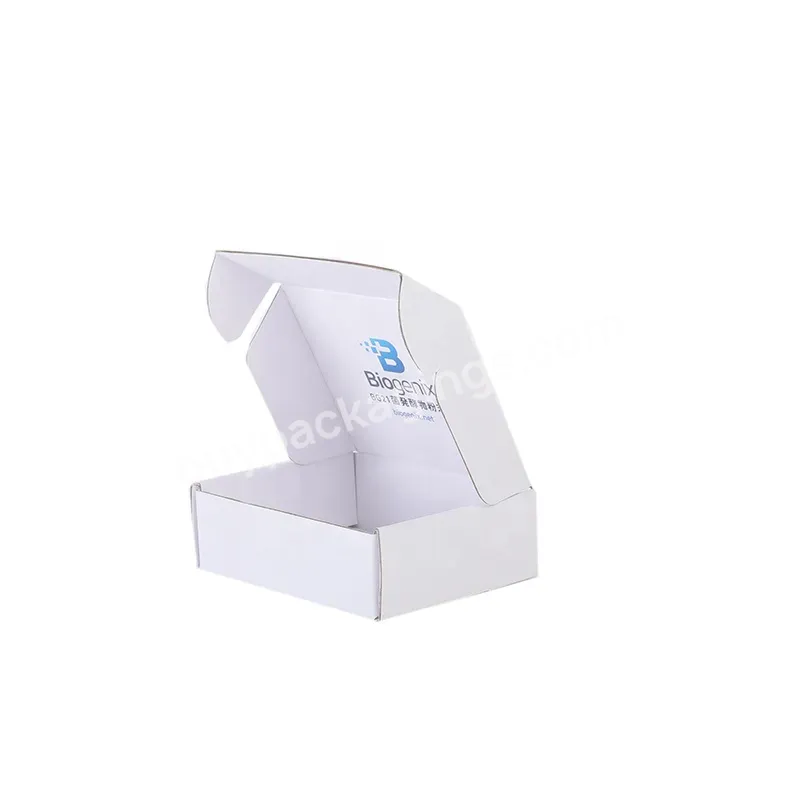 Good Shipping Corrugated Package Box Clothes Packaging Paper Box With Custom Color Logo