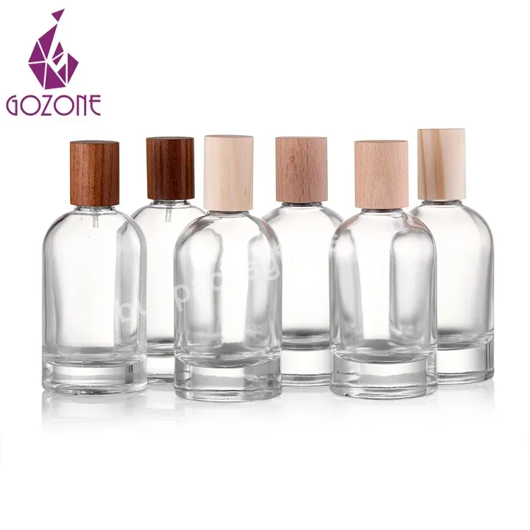 Good Supplier Round Perfume Custom Glass Bottle With Lid