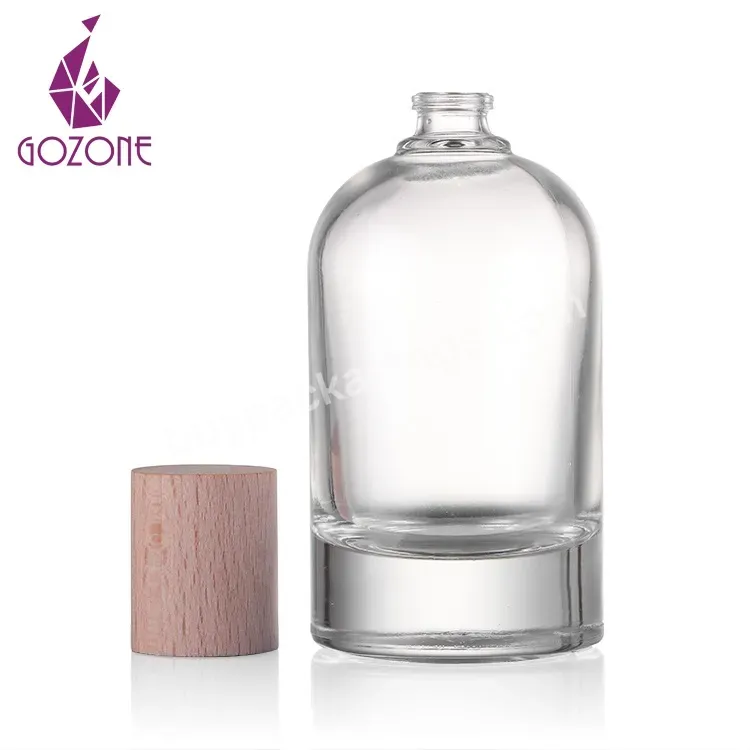 Good Supplier Round Perfume Custom Glass Bottle With Lid