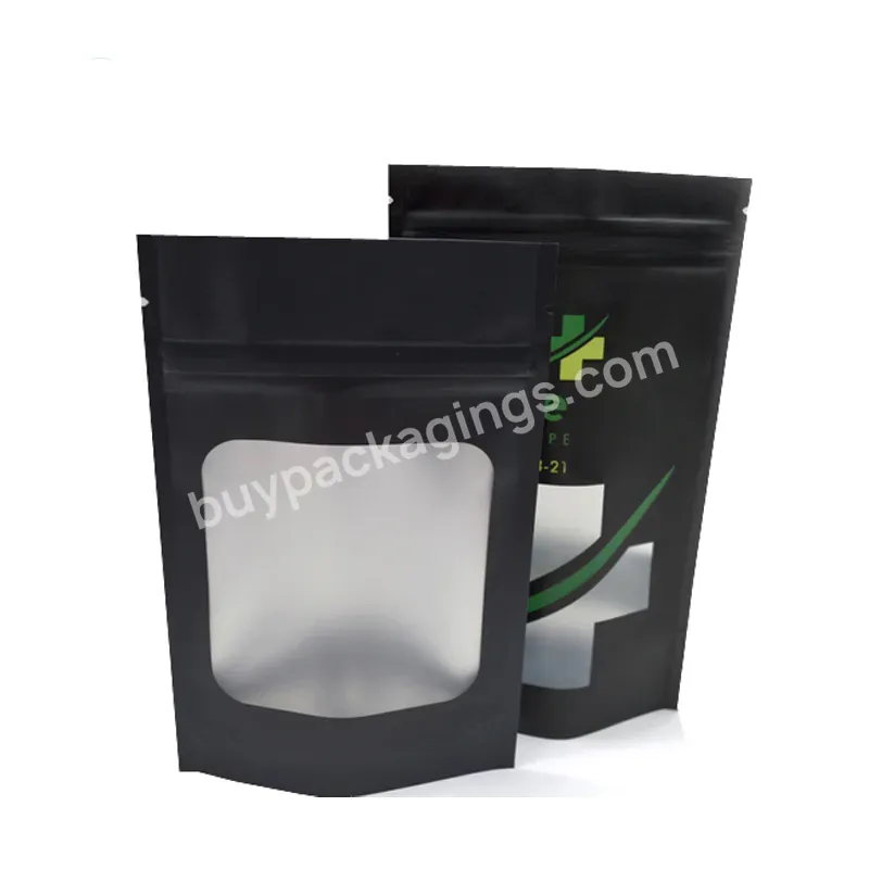 Great Quality 4x6 Black Mylar Bags With Clear Window Small Proof Mylar Zipper Bag For Food Packaging Stand Up Plastic Bag - Buy Plastic Zip Bags Packaging,Custom Frosted Zip Bag,Eyelashes Packaging Product.