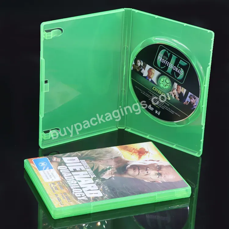 Green 14mm With Logo Plastic Game Case For Xbox 360 Single Fluorescent One 360 Single Box Gta 5 Gaming Video Game Display Box