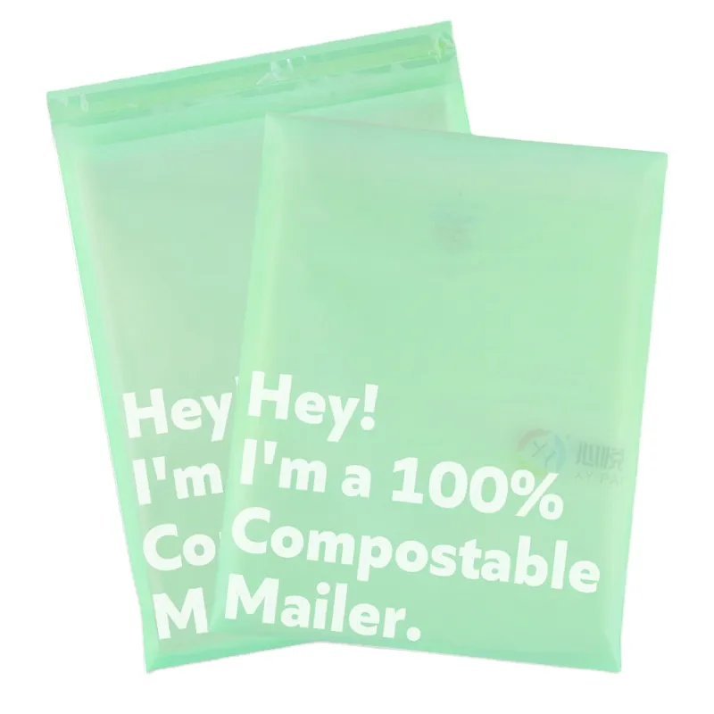 Green Envelopes Express Mailling Biodegradable Clothing Ship Shipping Mail Eco Bag Polyester Bio Degradable Poly Bags