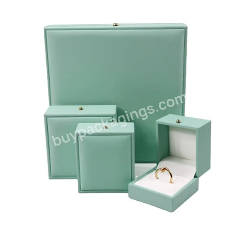 Green Jewelry Organizer Ring Box Jewellery Manufacturer Bracelet Necklace Box As Luxury Gift Packaging