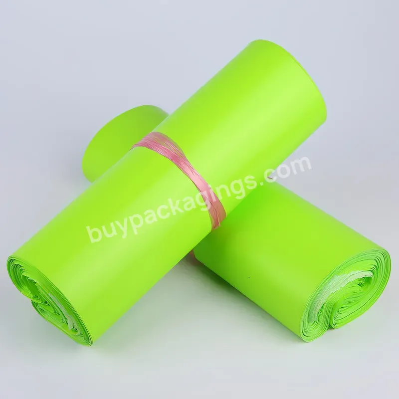 Green Mail Custom Logo Printed Courier Shipping Package Postage Parcel Mailing Bags Poly Mailers Bag