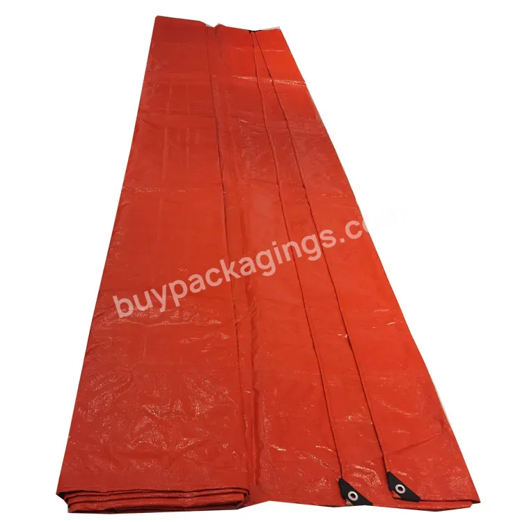 Green Orange Multipurpose Waterproof Outdoor-use Pe Tarpaulin For Tent And Covering