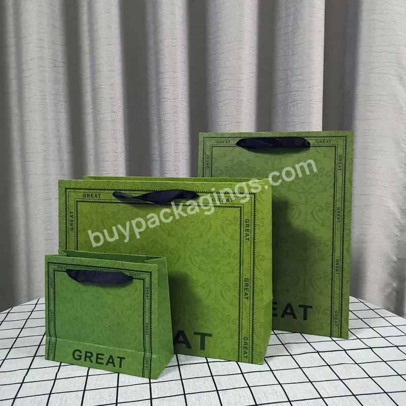 Green Paperbags Customized Luxury Foldable Biodegradable Recycled Portable Reusable Paper Bag For Grocery Boutique Candy Or Gift - Buy Customized Foldable Biodegradable Recycled Paper Bag For Grocery Boutique Candy Or Gift,Reusable Paper Bag,Customiz