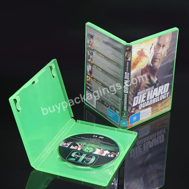 Green Plastic Controller Replacement Case For Wii Ps2 Ps3 Ps4 Ps5 Xbox 360 Consol Packaging Box Dvd Cd Case