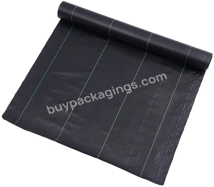 Ground Cover Black Pp Woven Weed Control Fabric Mat