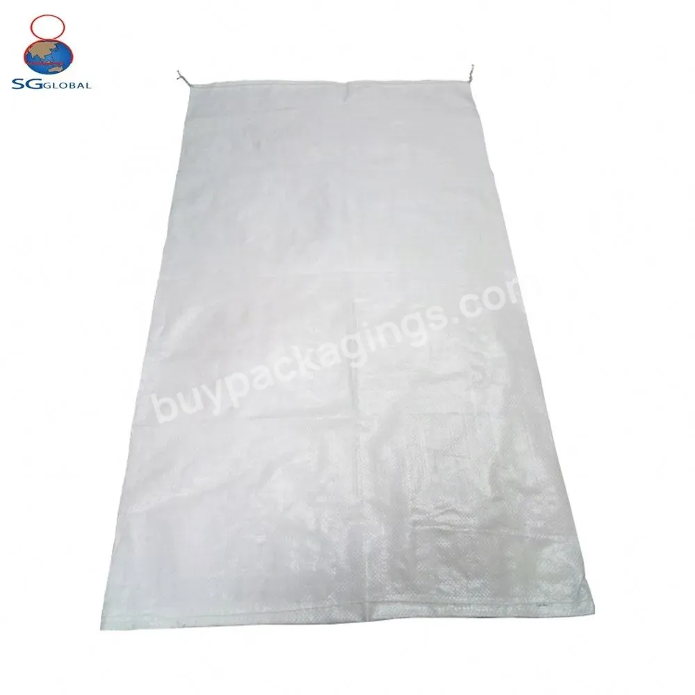 Grs China Plastic Packaging Factory 100% Recycled Polypropylene 25kg 50kg Ec Pp Woven Bags