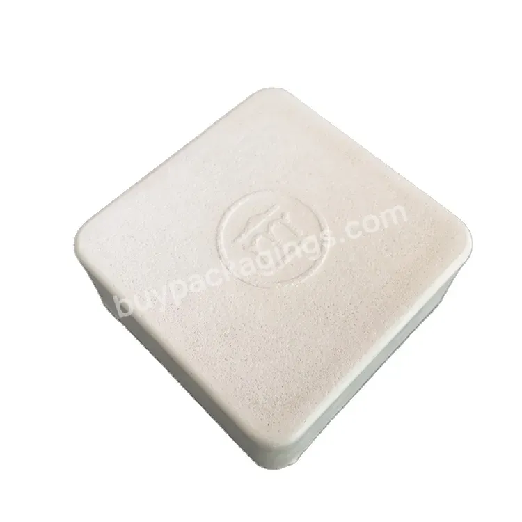 Guang Dong Supplier Accept Customized Molded Paper Pulp Molded Eco Friendly Packaging Box With Logo