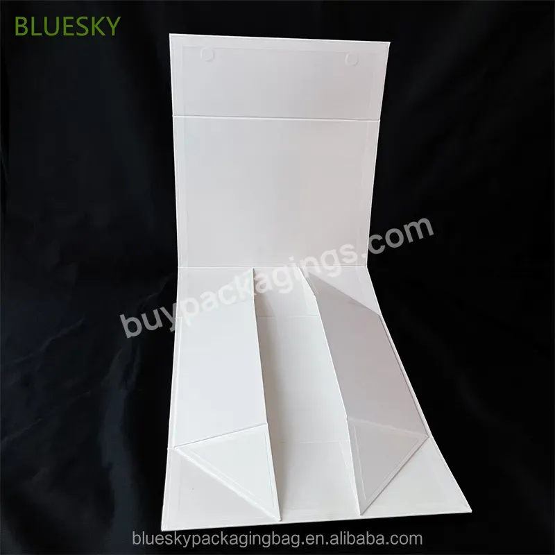 Guang Zhou Wholesale White Paper Box Custom Premium Luxury Cardboard Paper Gift Wig Hair Extension Magnetic Packaging Box