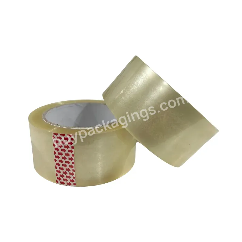 Guangdong Factory Manufacturing Self Acrylic Adhesive Bopp Transparent Cinta De Embalaje Custom Tape For Packaging