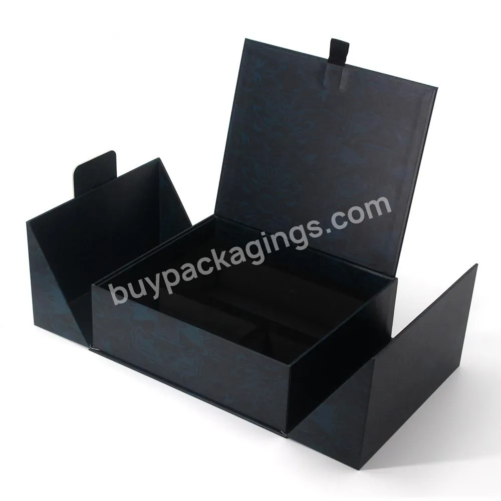 Guangdong Luxury Fancy Big Large Double Open Accessories Jewelry Packaging Box For Jewelry Packaging