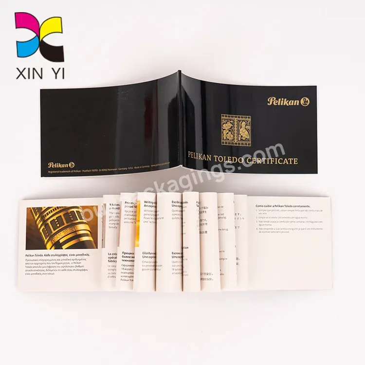 Guangzhou Factory Printing Service Brochure Custom Catalogue Booklet