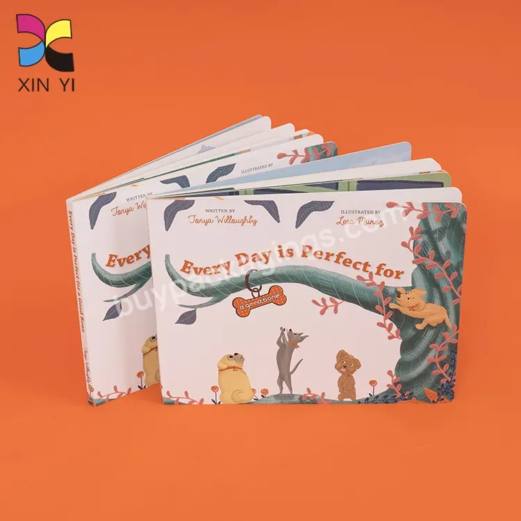 Guangzhou Good Quality Board Book Printing Service Reading Book For Child