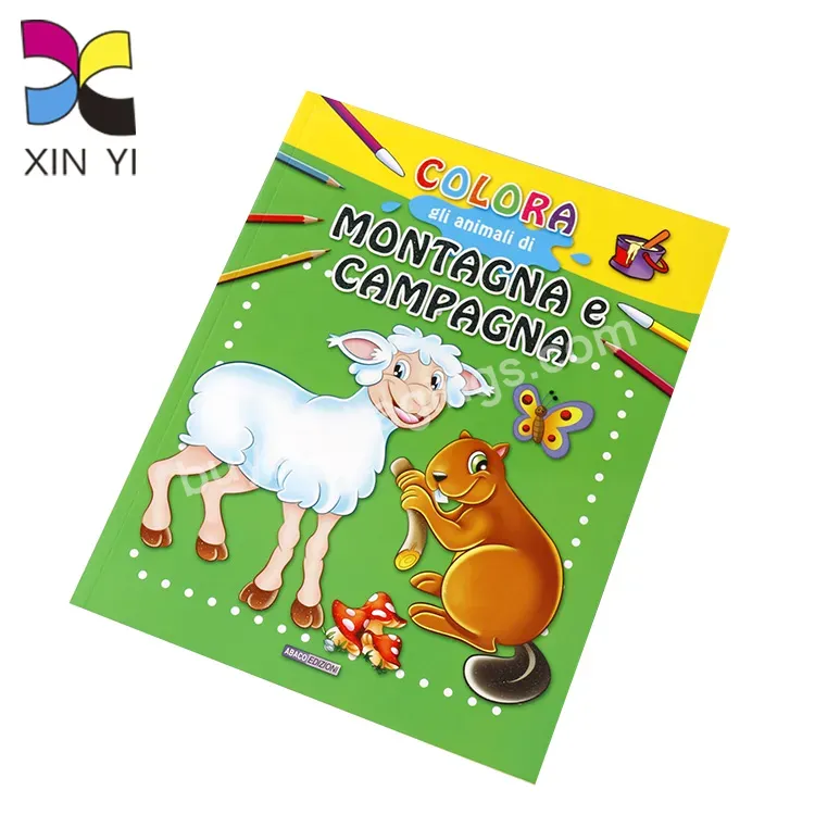 Guangzhou Printing Factory Custom Popular Design Children Coloring Book