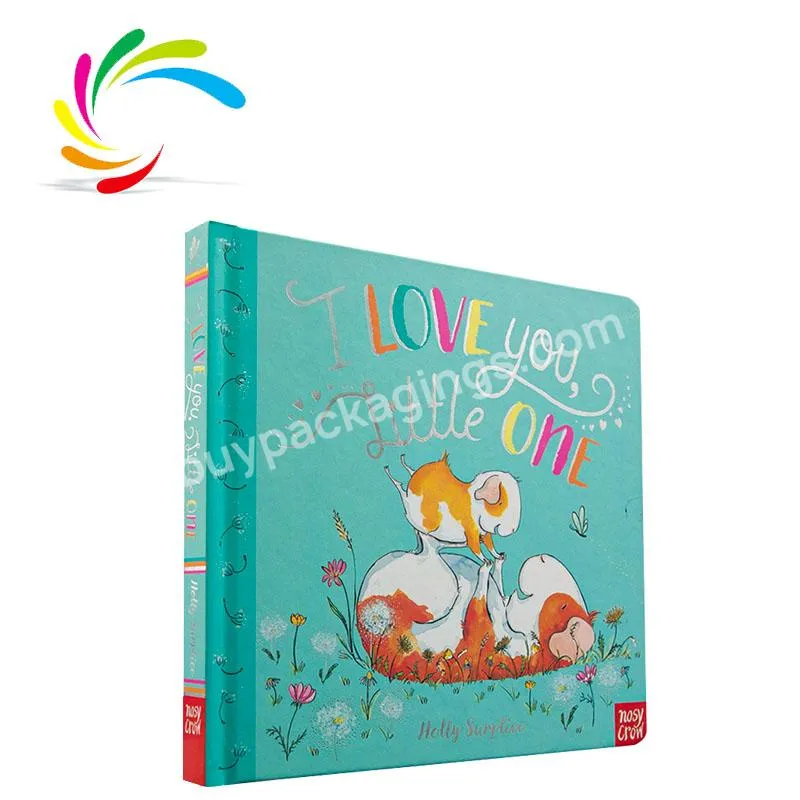 Guangzhou printing factory  New arrival hardcover Bestseller I love you, little one children kids board book in stock