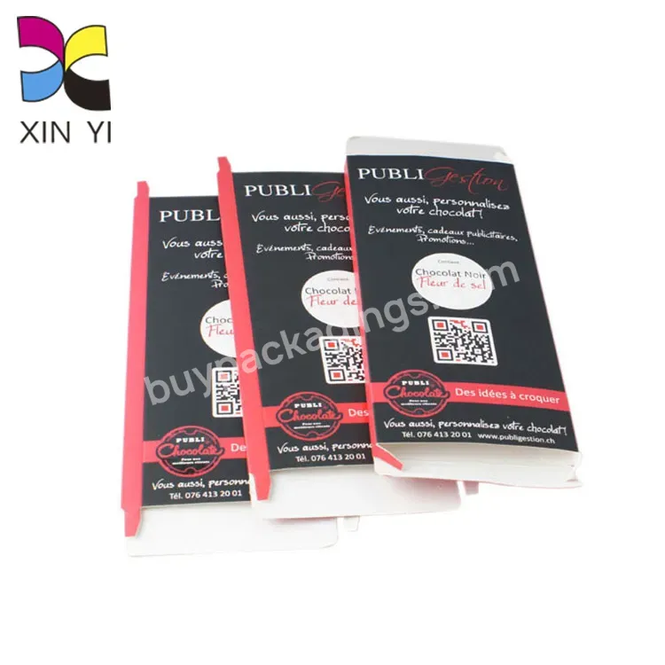 Guangzhou Suppliers Custom Size Full Color Printing Red Foil Chocolate Bar Packaging Paper Boxes - Buy Packaging Boxes,Paper Boxes,Chocolate Box.