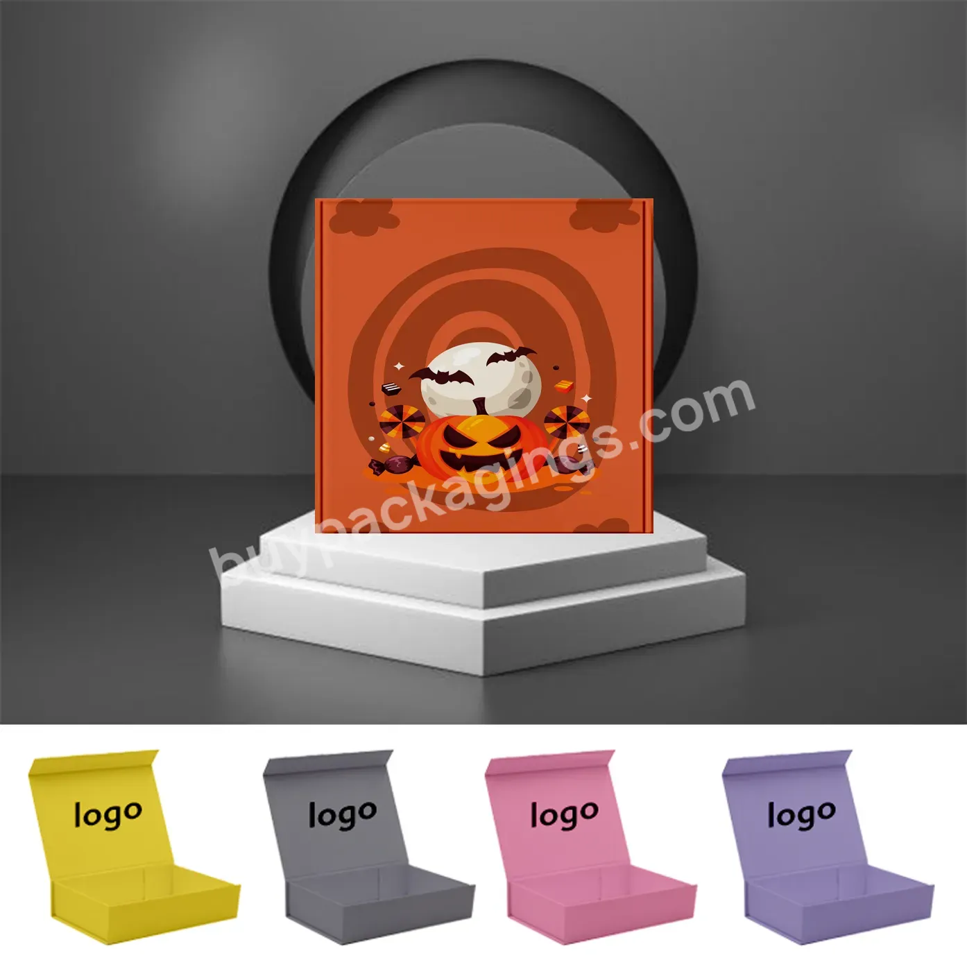 Halloween China Wholesales Mall Paper Box Birthday Gift Packaging Box With Logo Packaging