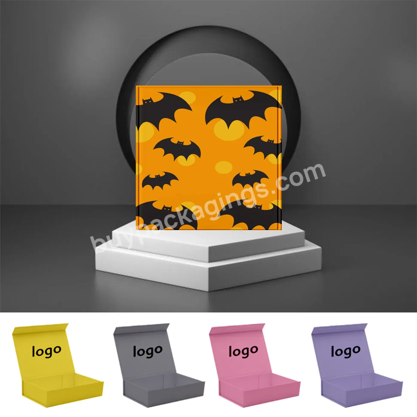 Halloween Foldable Clothing Gift Box Paper Packing Box For Small Business